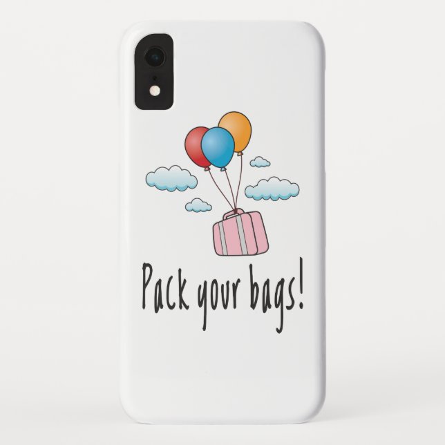 Pack your bags and let’s go on holiday Case-Mate iPhone case (Back)