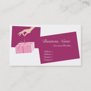 Package/Present Business Card