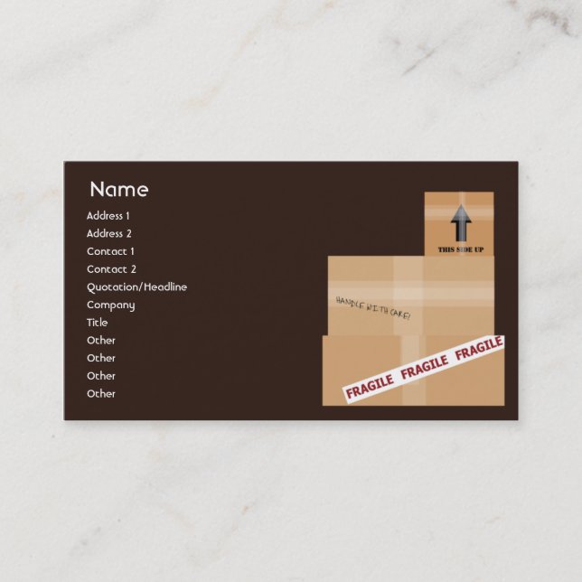 Packages - Business Card (Front)