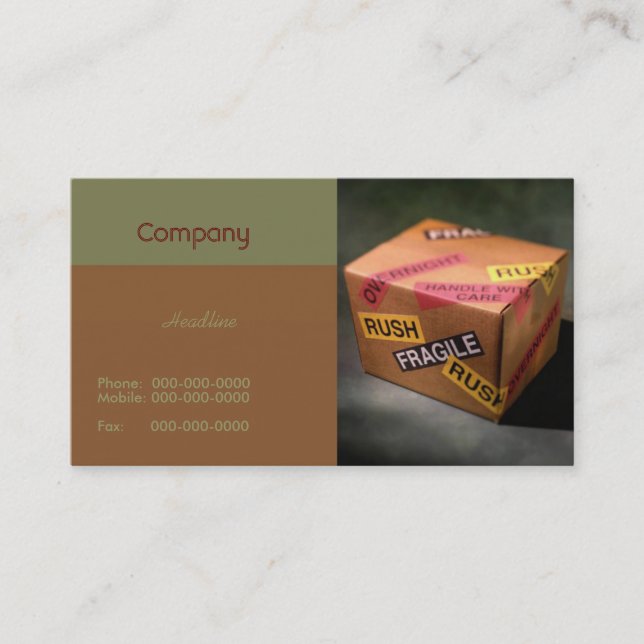 Packaging Business Card (Front)