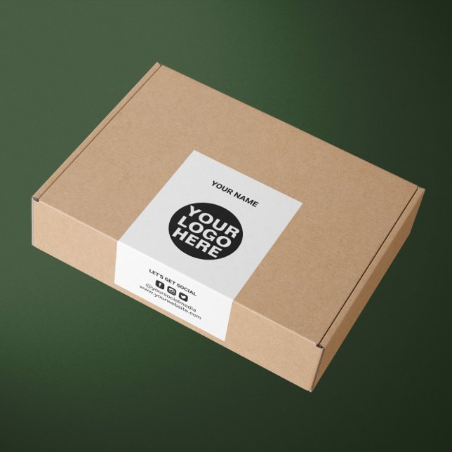 Packaging Logo Trendy Shipping Box Seal Label (Creator Uploaded)
