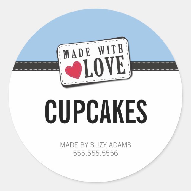 PACKAGING PRODUCT LABEL :: made with love 3 (Front)