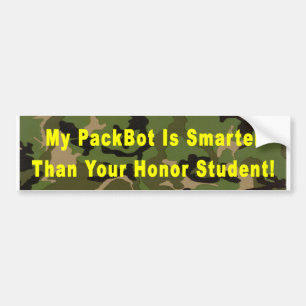 PackBot Bumper Sticker