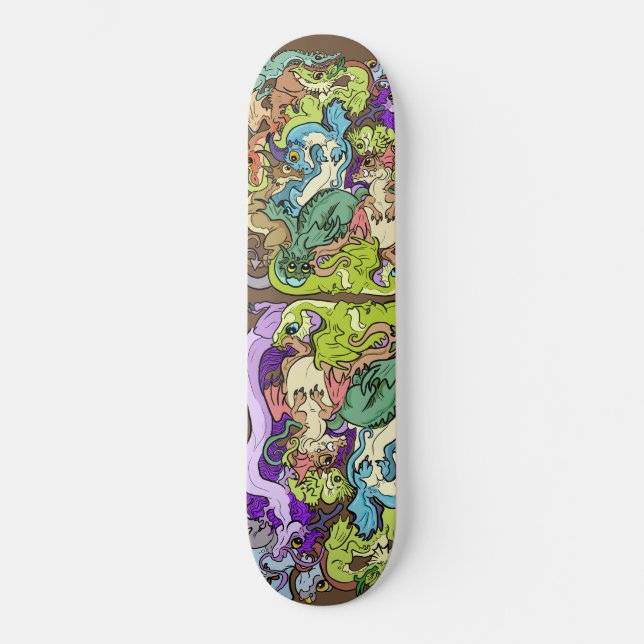 Packed In Party Dragons Skateboard (Front)