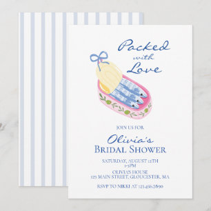 Packed with Love Sardines Bridal Shower Invitation