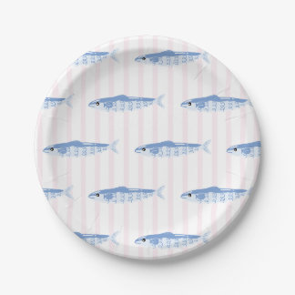 Packed with Love Sardines Bridal Shower Paper Plate