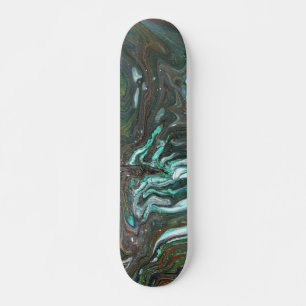 Packin Up 1 Dark Moody Abstract Skateboard Deck