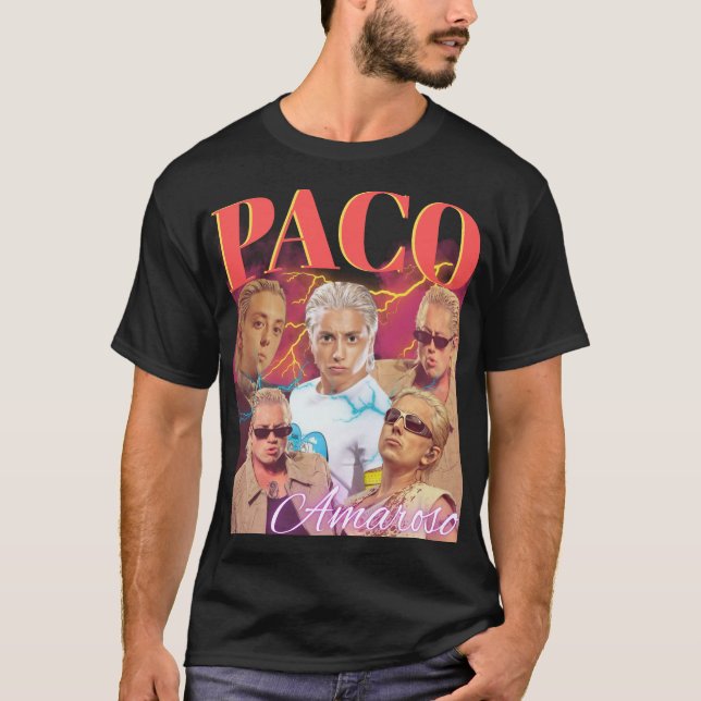 PACO Amaroso Retro Bootleg Collage T-Shirt  (Front)