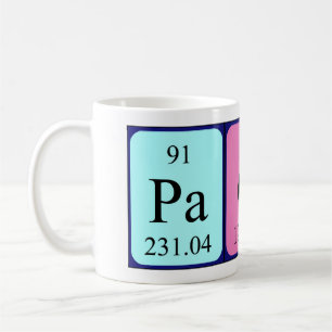 Paco periodic table name mug