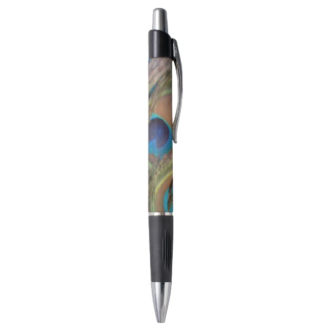 Pacock Feathers Bright Luxurious Pen (Bottom (Vertical))