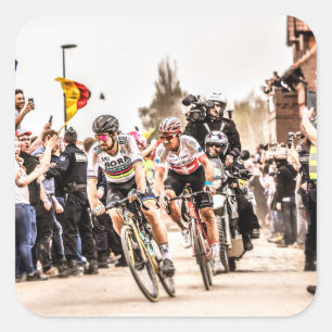 Pact with the Devil - Paris Roubaix 2018 Square Sticker