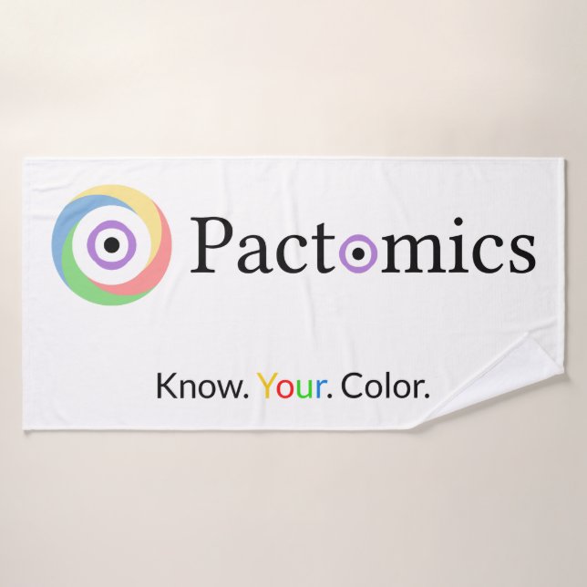 Pactomics. Know. Your. Colour.  Bath Towel (Bath Towel)