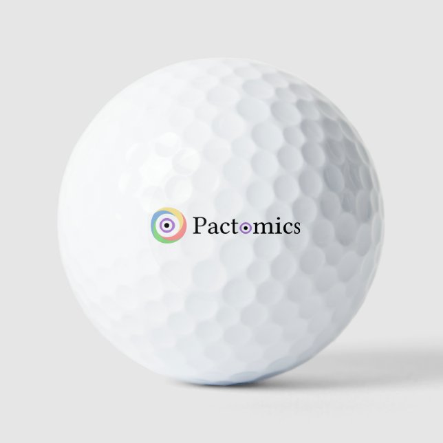 Pactomics. Know. Your. Colour.  Golf Balls (Front)