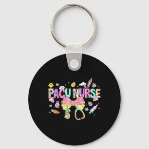 Pacu Nurse Easter Day Cute Coquette Stethoscope Key Ring