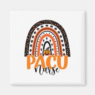 Pacu Nurse Rainbow Halloween Costume Pacu Nursing Magnet