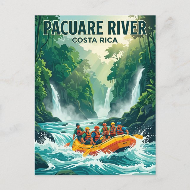 Pacuare River Costa Rica Postcard (Front)