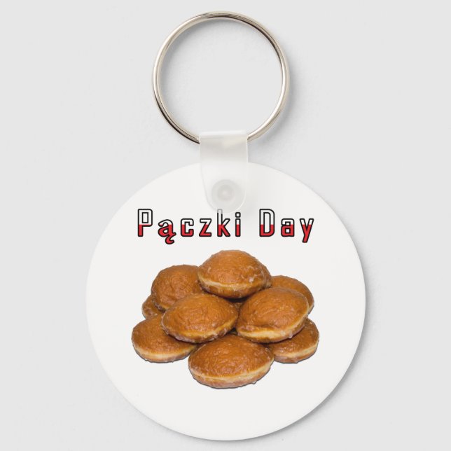 Paczki Day Key Ring (Front)