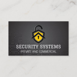 Pad Lock   Security Protection   AI Tech Business Card