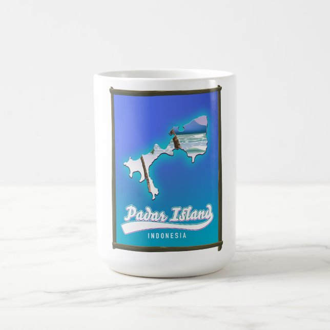 Padar Island Indonesia Coffee Mug (Center)