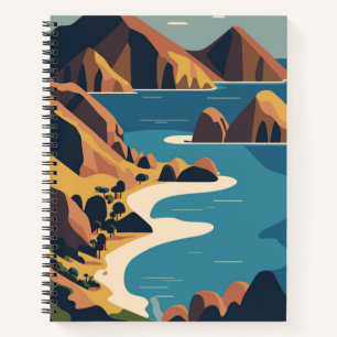  Padar Island Indonesia Notebook