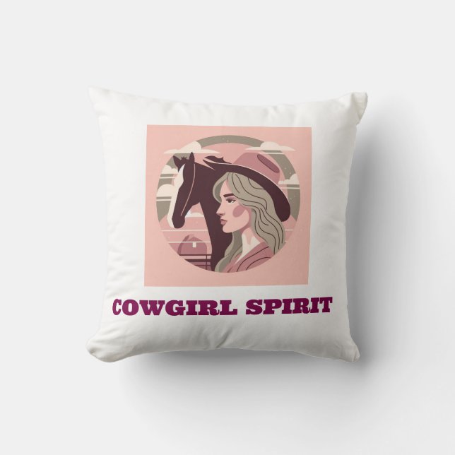 padded cowgirl cushion (Front)