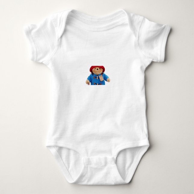 Paddington Bear for New Born Baby Bodysuit (Front)