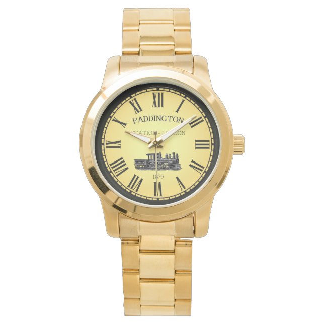 Paddington RR Station ~ London England ~ 1879 ~ Watch (Front)