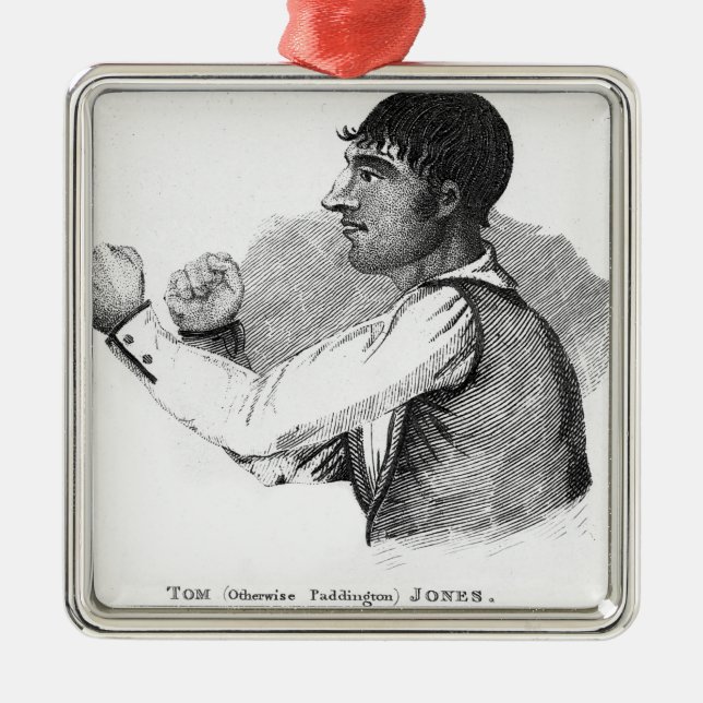 Paddington Tom Jones Metal Tree Decoration (Front)