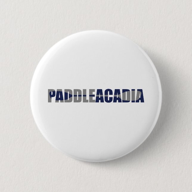 Paddle Acadia National Park Kayaking Maine 6 Cm Round Badge (Front)