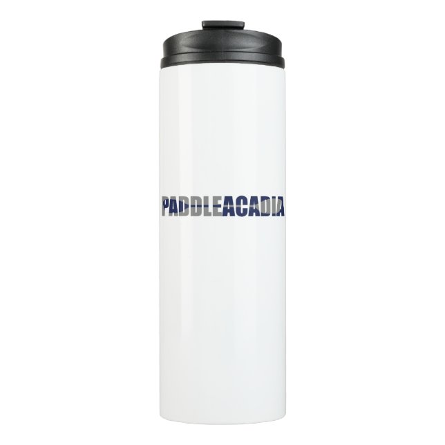 Paddle Acadia National Park Kayaking Maine Thermal Tumbler (Front)