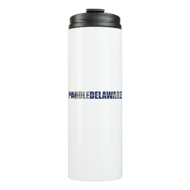 Paddle Delaware Kayaking Thermal Tumbler (Front)