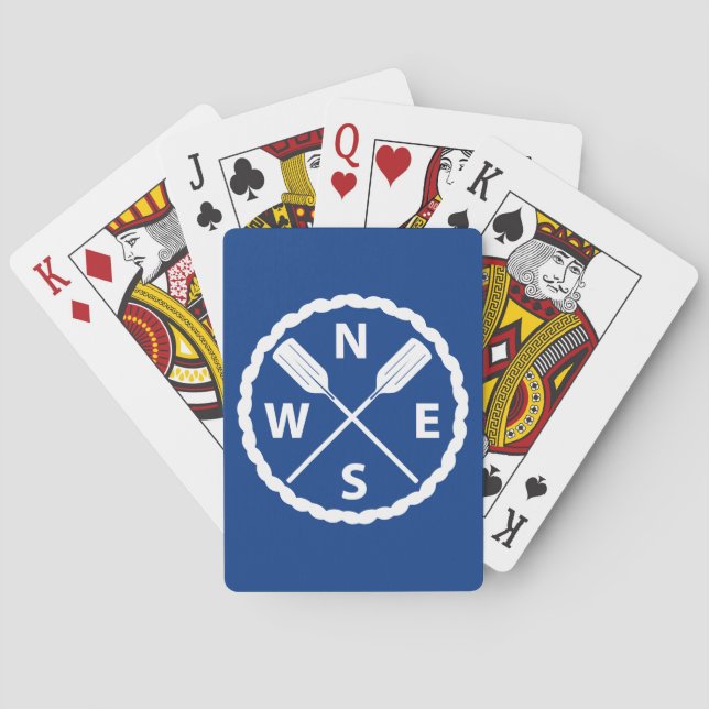Paddle Explorer Design - Classic Playing Cards (Back)