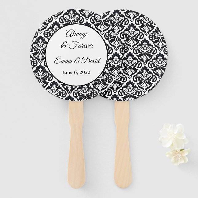 Paddle Hand Fan (Front and Back)