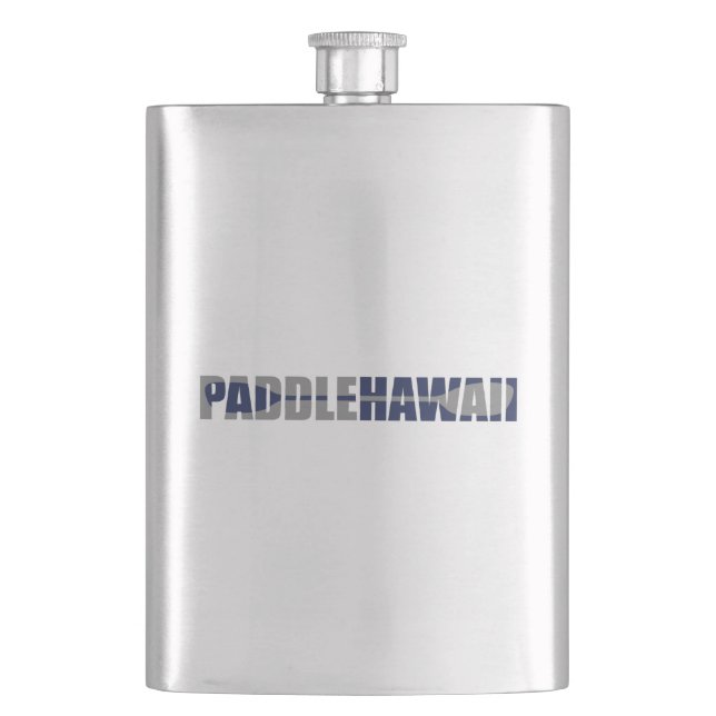 Paddle Hawaii Kayaking Hip Flask (Front)
