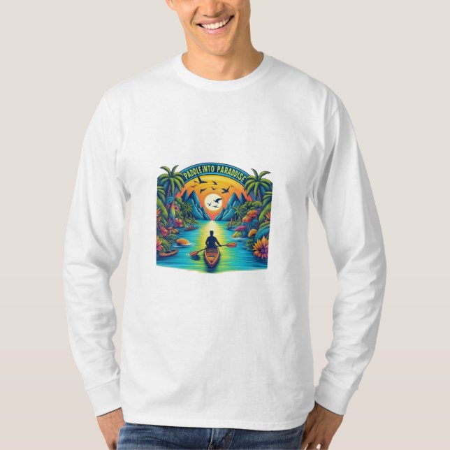 Paddle into Paradise T-Shirt (Front)
