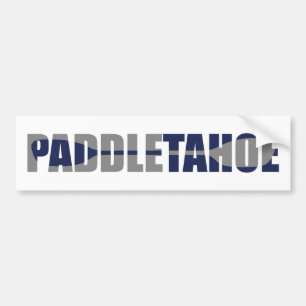 Paddle Lake Tahoe Kayaking Bumper Sticker