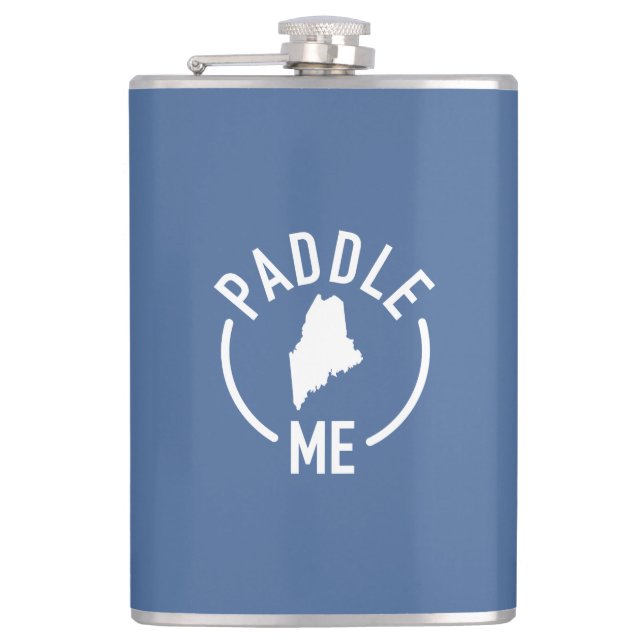 Paddle Maine Hip Flask (Front)