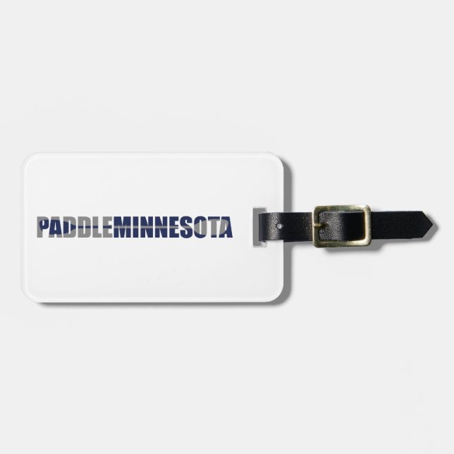Paddle Minnesota Kayaking Luggage Tag (Front Horizontal)