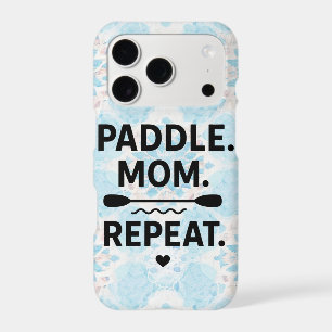 Paddle Mom Repeat Funny Kayaking Outdoor Adventure