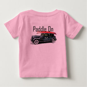 Paddle On Classic Car Design - Baby Fine Jersey T- T-Shirt
