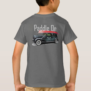 Paddle On Classic Car Design - Kids' Basic T-Shirt