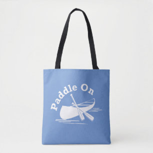 Paddle On Design - All-Over-Print Tote Bag, Medium Bag