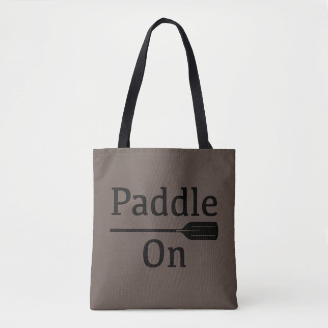 Paddle On Design - All-Over-Print Tote Bag, Medium Bag (Front)