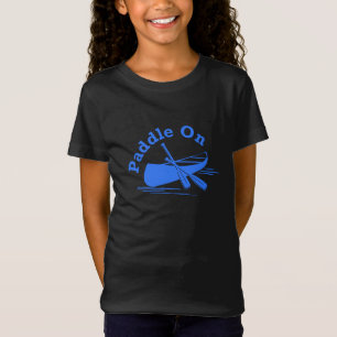 Paddle On Design - Girls' Fine Jersey T-Shirt