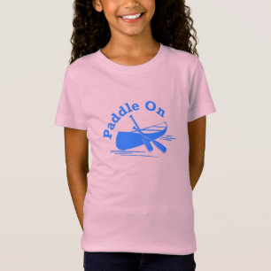 Paddle On Design - Girls' Fine Jersey T-Shirt