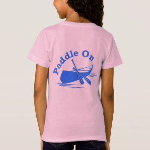 Paddle On Design - Girls' Fine Jersey T-Shirt
