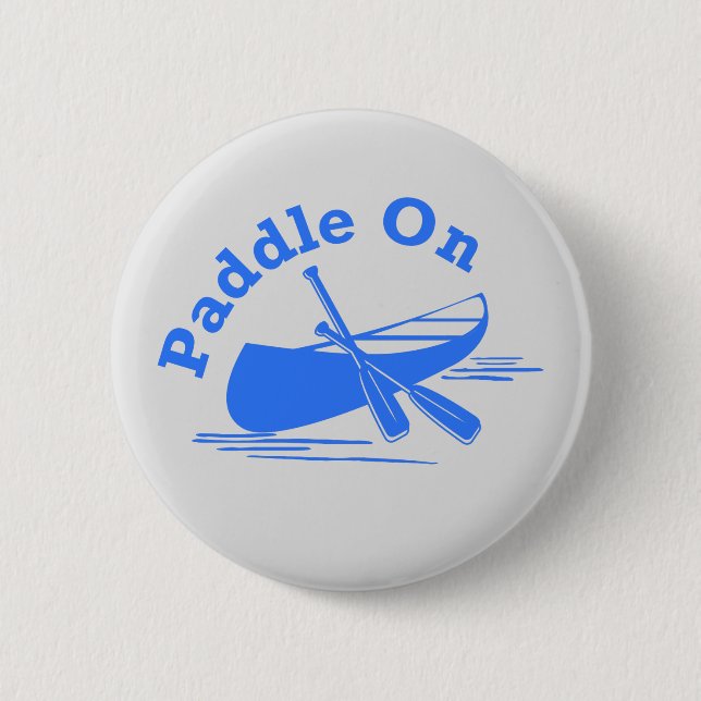 Paddle On Design - Round Button (Front)