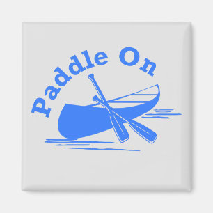 Paddle On Design - Square Magnet