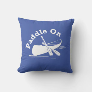 Paddle On Design - Throw Pillow 16" x 16"
