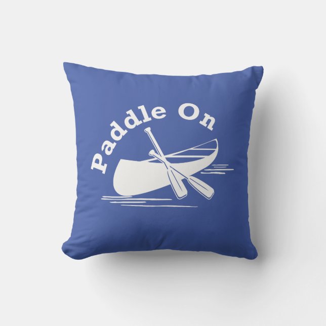 Paddle On Design - Throw Pillow 16" x 16" (Front)